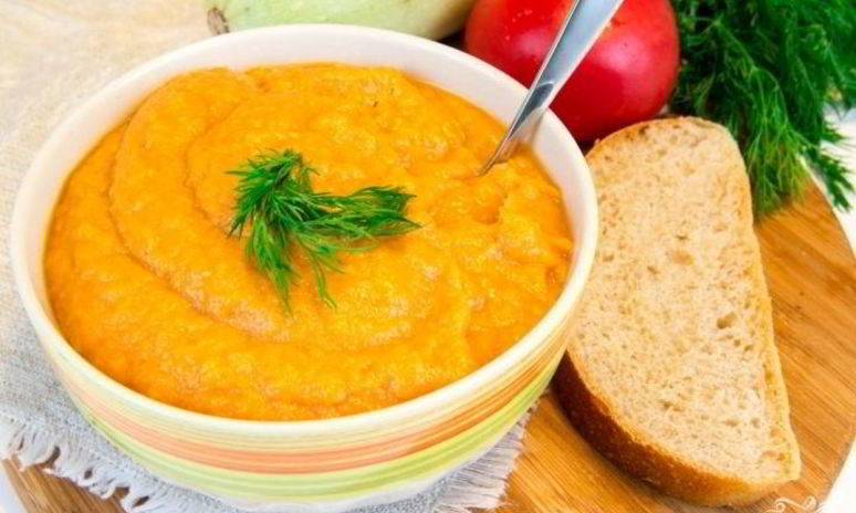 Рецепт кабачковой икры без моркови с томатной пастой