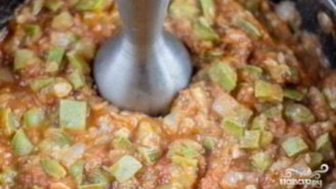 кабачковая икра без моркови с томатной пастой