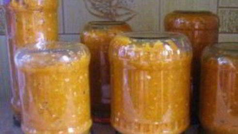 кабачковая икра без томатной пасты