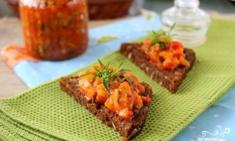 Рецепт кабачковой икры кубиками