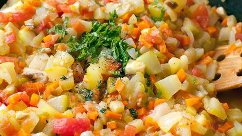 кабачковая икра кусочками