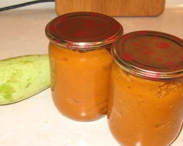 Кабачковая икра с перцем на зиму