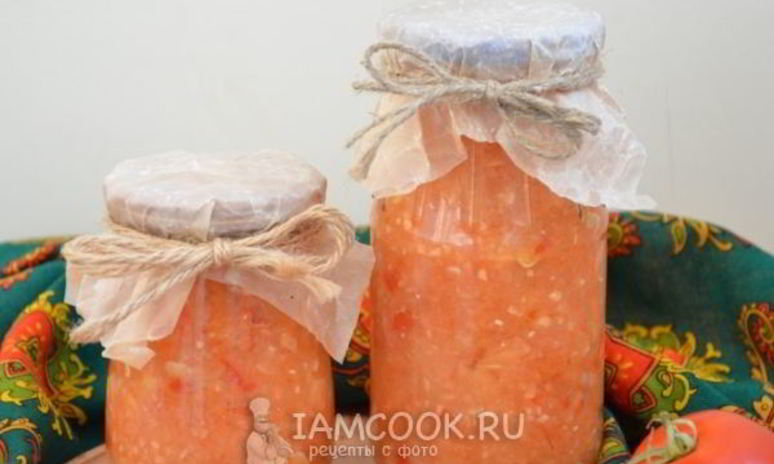 Рецепт кабачковой икры с помидорами на зиму