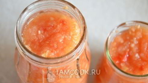 кабачковая икра с помидорами на зиму