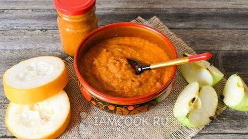 кабачковая икра с яблоками на зиму