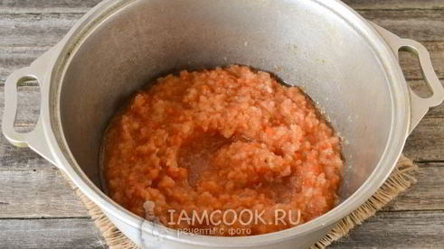 кабачковая икра с яблоками на зиму