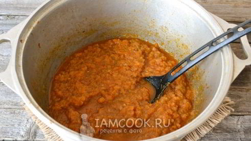 кабачковая икра с яблоками на зиму