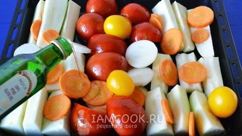 кабачковая икра в духовке