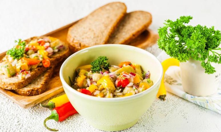 Рецепт хороваца, икра из печеных овощей