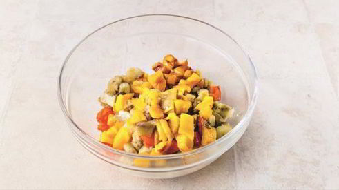 хоровац, икра из печеных овощей