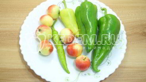 овощная икра с ранетками