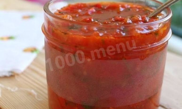 Рецепт яблочно-овощной икра