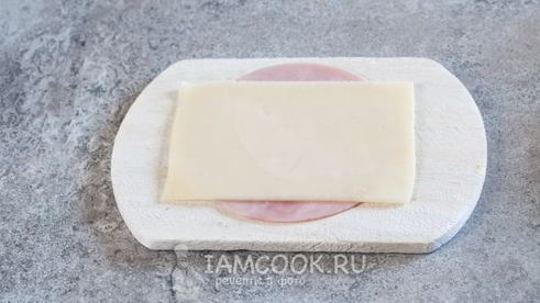 канапе с ветчиной и сыром