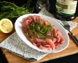 Карпаччо из тунца