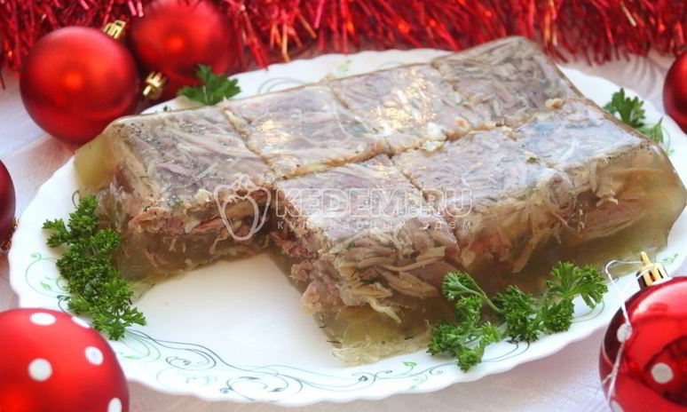 Рецепт холодца из свиной рульки