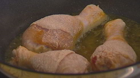куриные ножки, маринованные в кефире