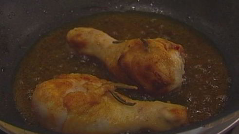 куриные ножки, маринованные в кефире