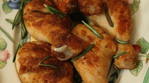 куриные ножки, маринованные в кефире