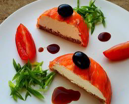 Лососевый чизкейк