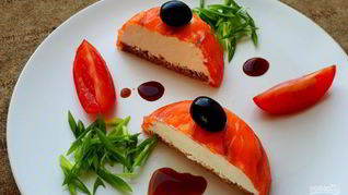 Лососевый чизкейк