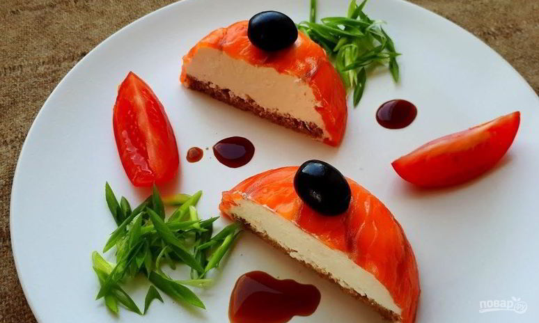 Рецепт лососевого чизкейка
