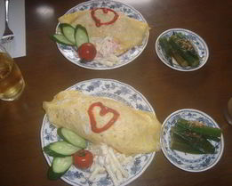 Фаршированный омлет Омрайс