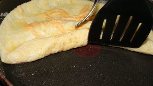 французский омлет с семгой