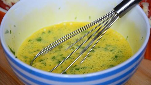 фритата омлет с ветчиной и сыром