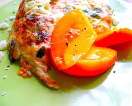 Фриттата с кабачком и сыром