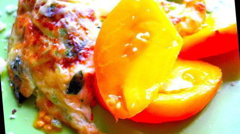 фриттата с кабачком и сыром