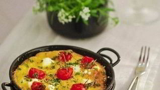 Фриттата с помидорами