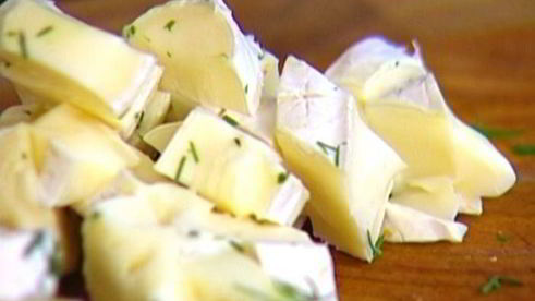 фриттата с семгой, укропом и сыром