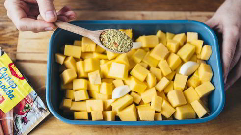 фриттата с тыквой