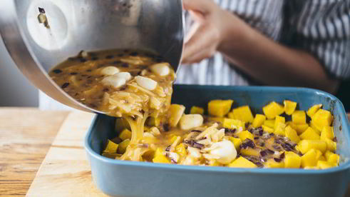 фриттата с тыквой