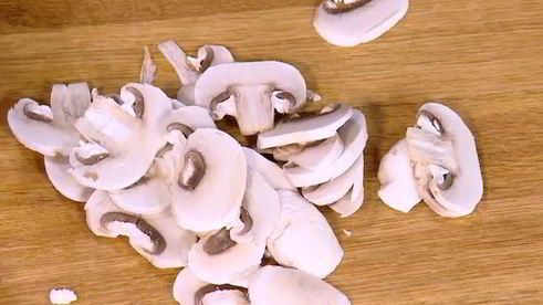 грибная фриттата со сливочным сыром