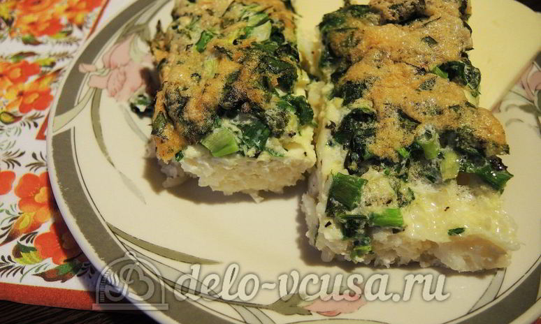 Рецепт кюкю — омлета с зеленью