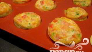 Маленький овощной омлет