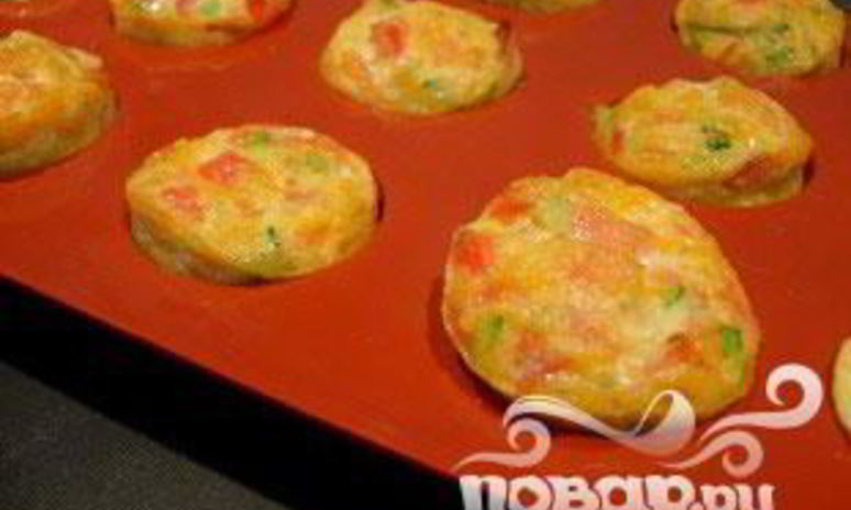 Рецепт маленького овощной омлет