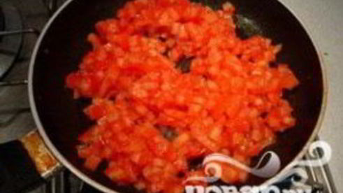 маленький овощной омлет