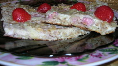 мультизлаковый омлет с фруктами