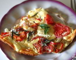 Омлет из кабачков в духовке