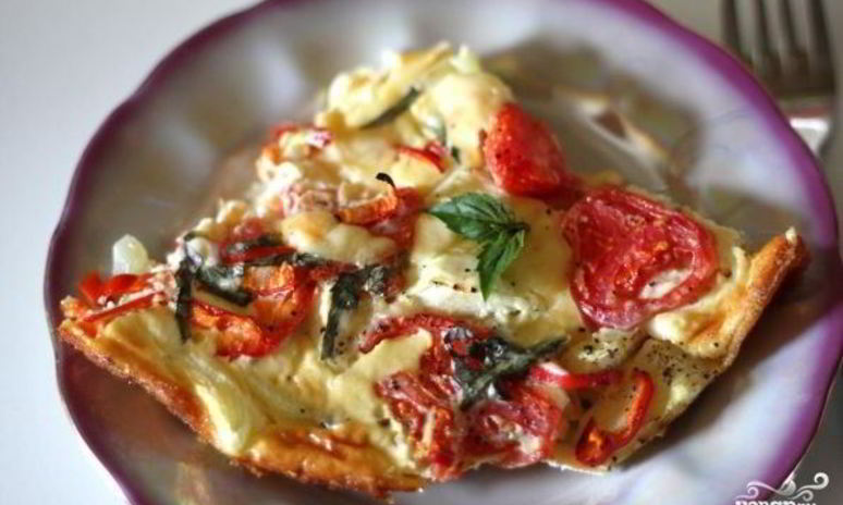 Рецепт омлета из кабачков в духовке