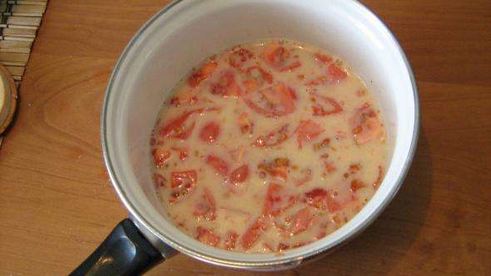 омлет из вчерашнего