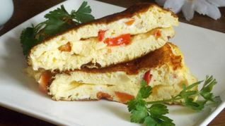 Омлет на кефире