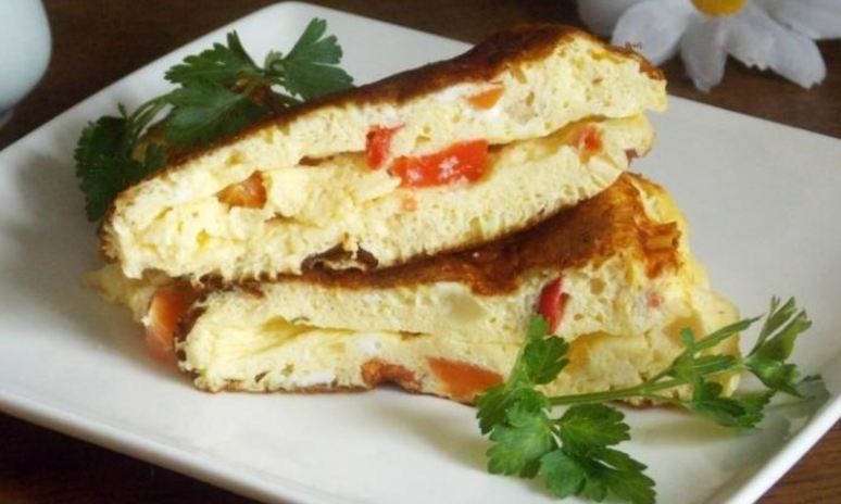 Рецепт омлета на кефире