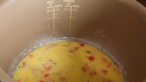 омлет на кефире