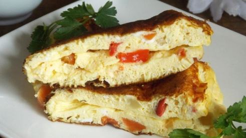 омлет на кефире