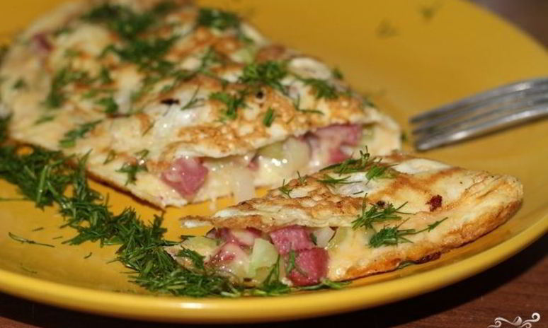 Рецепт омлета по-денверски