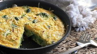 Омлет с брокколи