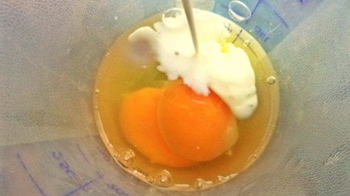 омлет с гречневым цветком